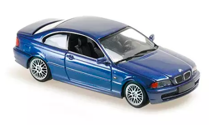 BMW 328 CI COUPÉ 1999 BLUE MET - MAXICHAMPS 1/43