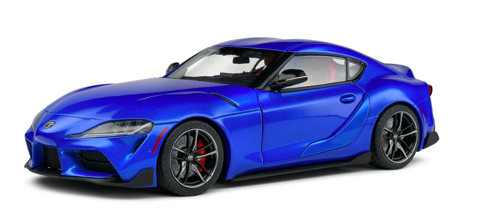 TOYOTA GR SUPRA HORIZON BLEU MET 2021 - SOLIDO 1/18