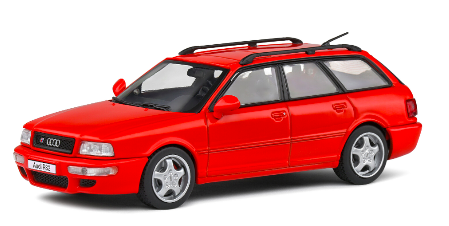 AUDI AVANT RS2 LAZER RED 1995 - SOLIDO 1/43