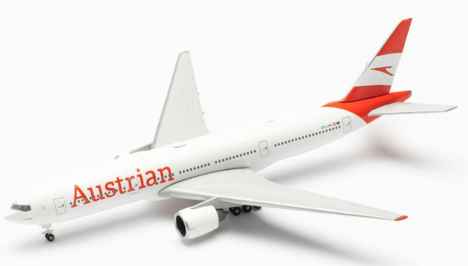 BOEING 777-200 AUSTRIAN HERPA 1/500°