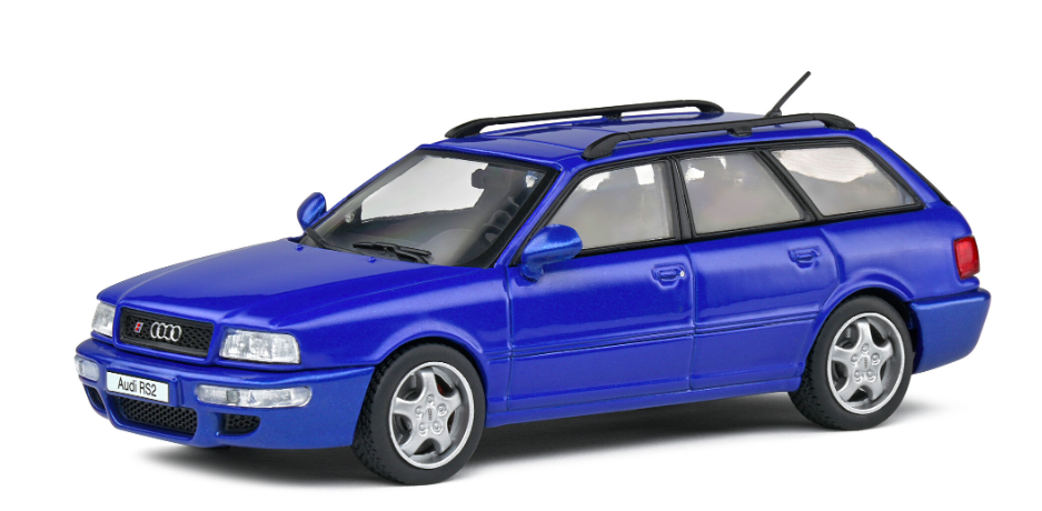 AUDI AVANT RS2 NOGARO BLUE 1995 - SOLIDO 1/43