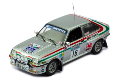 VAUXHALL CHEVETTE 2300 HSR #18 .MCRAE -M.NICHOLSON RAC RALLY 1980 - IXO 1/43