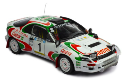 TOYOTA CELICA TURBO 4WD (ST185) N°1 J.KANKKUNEN - J. PIIRONEN SAFARI RALLY 1993 - IXO 1/18