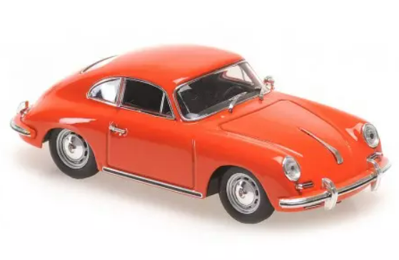 PORSCHE 356 B COUPE ORANGE MAXICHAMPS 1/43°