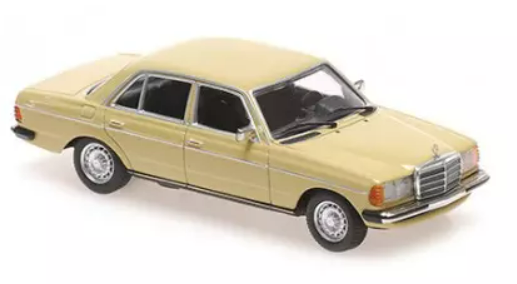 MERCEDES-BENZ 230E JAUNE BEIGE MAXICHAMPS 1/43°