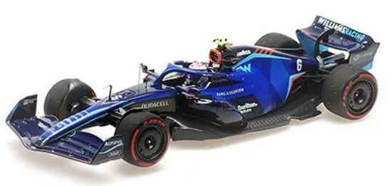 WILLIAMS RACING MERCEDES FW44 N.LATIFI GP BAHREIN 2022 MINICHAMPS 1/43°