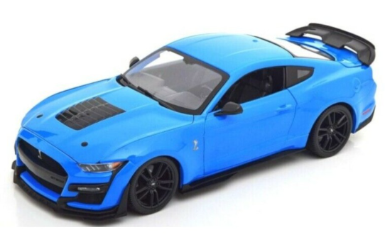 FORD MUSTANG SHELBY GT500 BLEU 2020 MAISTO 1/18°