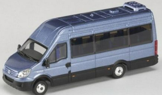 IVECO MINIBUS BLEU DAILY 1/43°