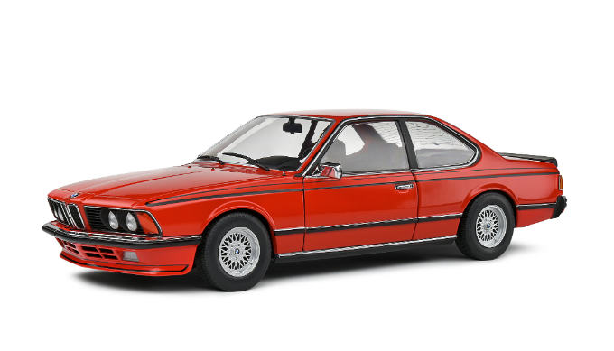 BMW 635 CSI ROUGE 1984 SOLIDO 1/18°