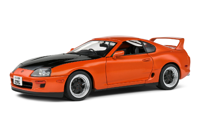 TOYOTA SUPRA MKIV 1998 TARGA ORANGE SOLIDO 1/18°