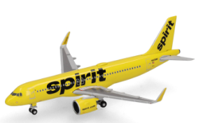 AIRBUS A320neo SPIRIT HERPA 1/500°