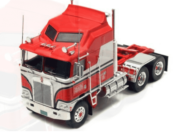 Camion Miniature Kenworth Bullnose 1950 - IXO 1/64 - Rouge Et Beige - Neuf
