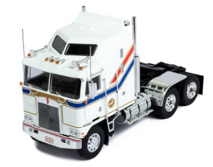 KENWORTH K100 AERODYNE 1976 WHITE - IXO  1/64