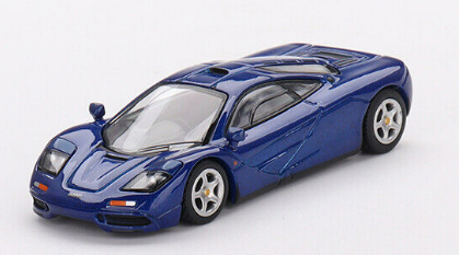 MCLAREN F1 BLEU MINI GT 1/64°