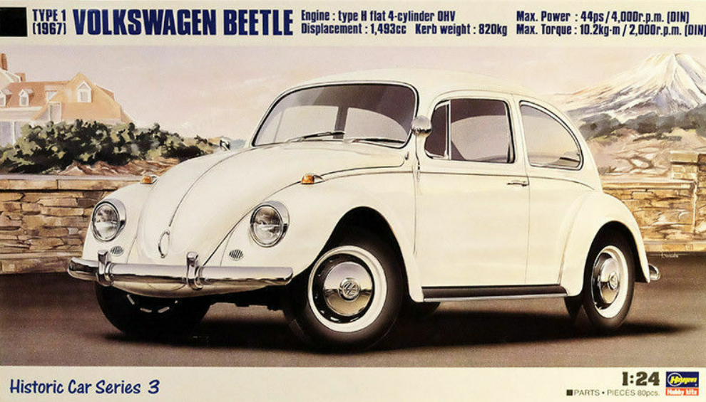 VOLKSWAGEN COCCINELLE HASEGAWA