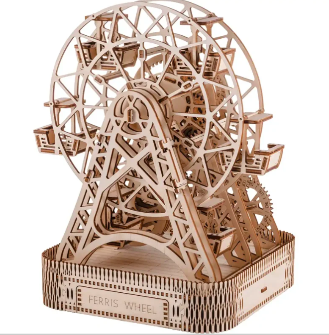 3D wooden puzzles Ferris wheel