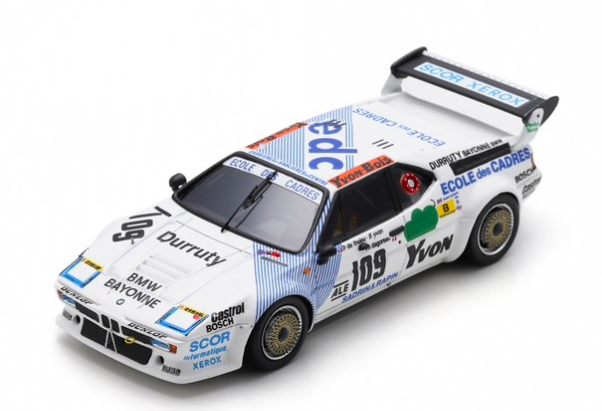 BMW M1 N°109 14ème 24H Le Mans 1984 - SPARK 1/43