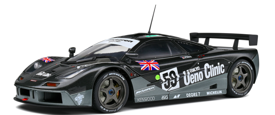 MCLAREN F1 GTR SHORT TAIL 24H LE MANS 1995 N°59 - SOLIDO 1/18