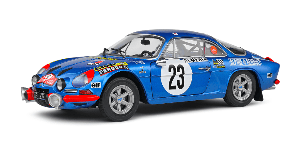 ALPINE A110 1600S RALLYE MONTE CARLO 1972 N°23 - SOLIDO 1/18