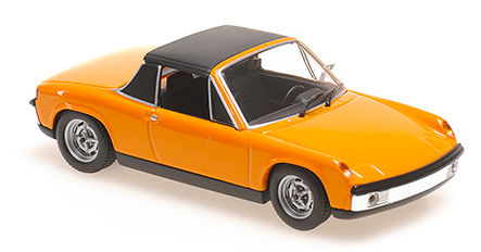 VOLKSWAGEN-PORSCHE 914/4 1972 ORANGE - MAXICHAMPS 1/43