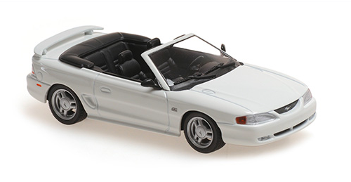 FORD MUSTANG CABRIOLET 1994 WHITE - MINICHAMPS 1/43