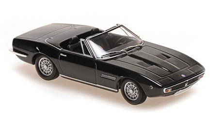 MASERATI GHIBLI SPYDER 1969 NOIR - MAXICHAMPS 1/43