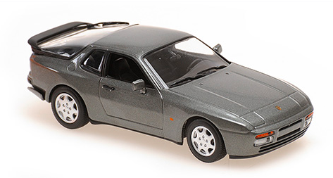 PORSCHE 944 S 1989 GREY METALLIC - MAXICHAMPS 1/43