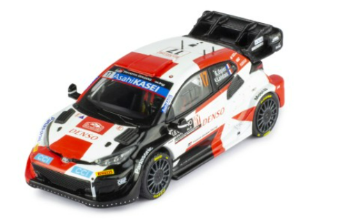 TOYOTA YARIS GR RALLYE HYBRID #17 S.OGIER - V.LANDAIS VAINQUEUR RALLYE MONTE-CARLO 2023 IXO 1/43°