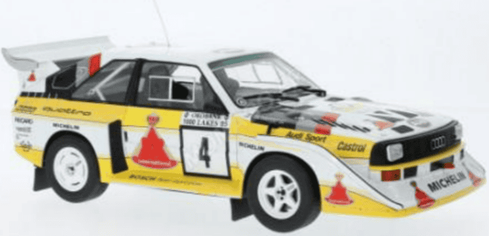 AUTOart 1:18 Audi Sport Quattro S1 Pikes Peak from 1987 W.Röhrl 1 Winner