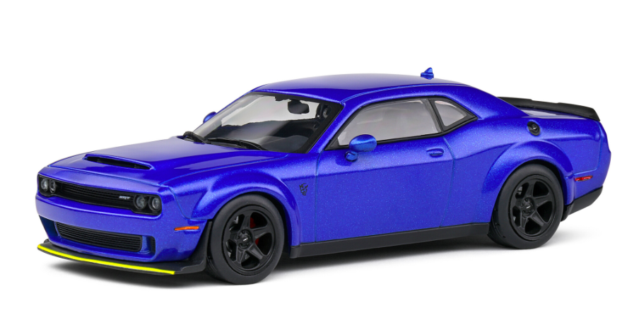 DODGE CHALLENGER SRT DEMON ELECTRIC BLUE PEARL 2018 - SOLIDO 1/43