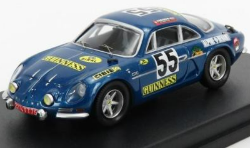 ALPINE-RENAULT A110 J-M JACQUEMIN / B.PALAYER 1000 KM SPA 1970 TROFEU 1/43°