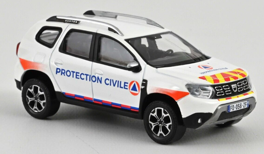 DACIA DUSTER PROTECTION CIVILE NOREV 1/43°