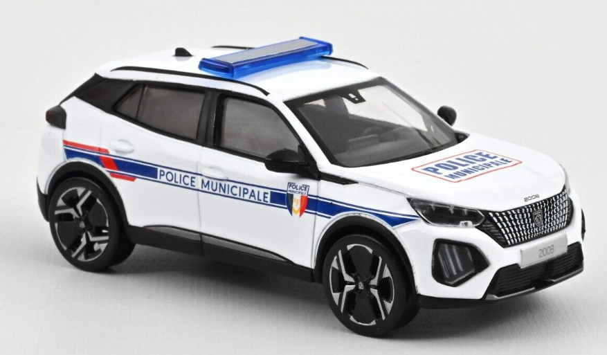 PEUGEOT 2008 POLICE MUNICIPALE NOREV 1/43°