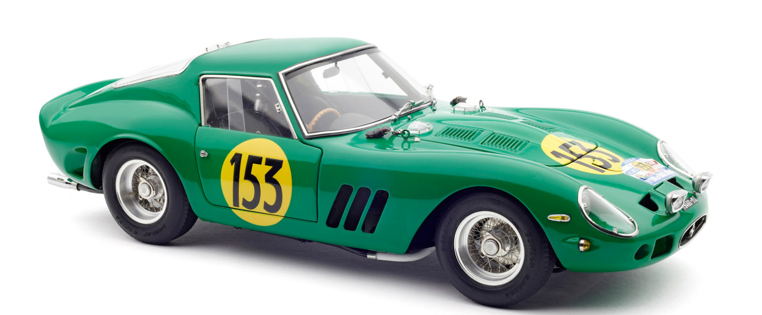 FERRARI 250 GTO TOUR DE FRANCE 1962 DAVID PIPER / DAN MARGULIES # 153 CMC 1/18°