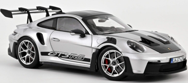 PORSCHE 911 992 GT3 RS ARGENT METAL GT NOREV 1/18°