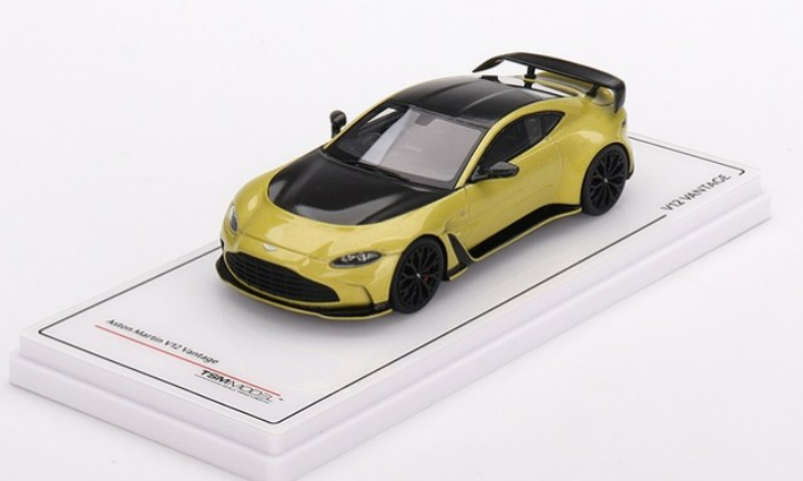 ASTON MARTIN V12 VANTAGE COSMOPOLITAN JAUNE TSM 1/43°