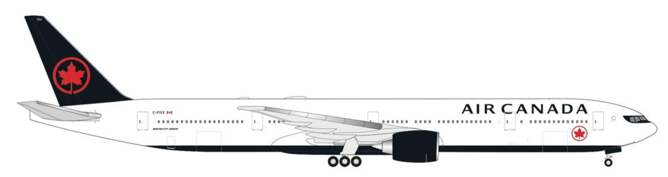 BOEING 777-300ER AIR CANADA HERPA 1/500°