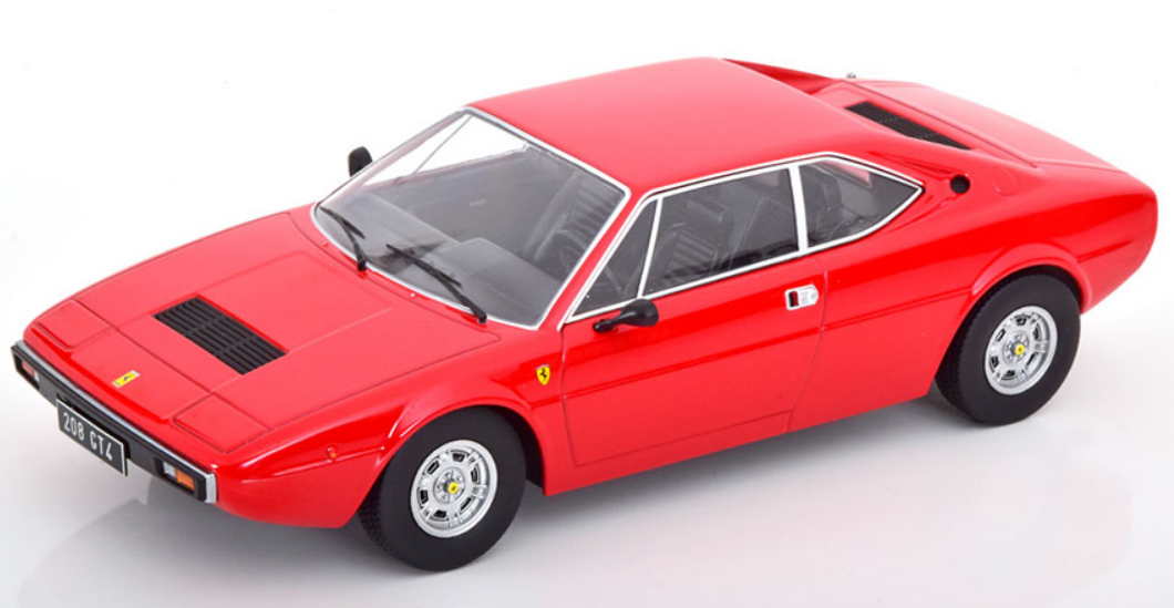 FERRARI 208 GT4 ROUGE KKSCALE 1/18°