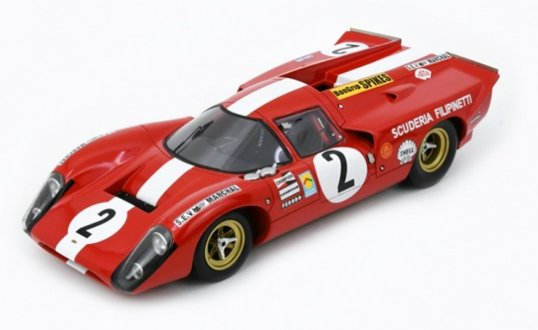 LOLA T70 MKIIIB J.BONNIER - M.GREGORY 24H LE MANS 1969 SPARK 1/18°