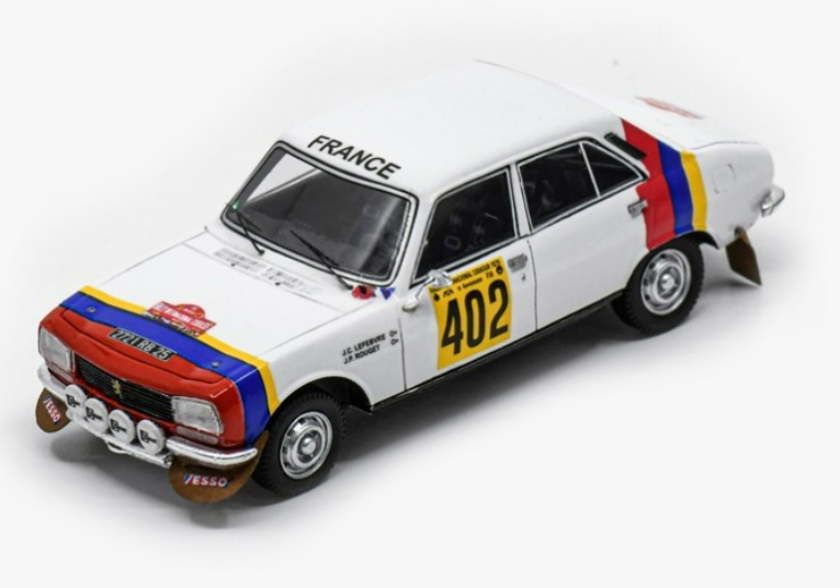 PEUGEOT 504 JC.LEFEBVRE - JP.ROUGET 2ND RALLYE CODASUR 1979 SPARK 1/43°