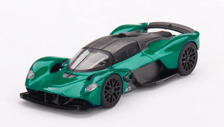 ASTON MARTIN VALKYRIE RACING GREEN - MINI GT 1/64°