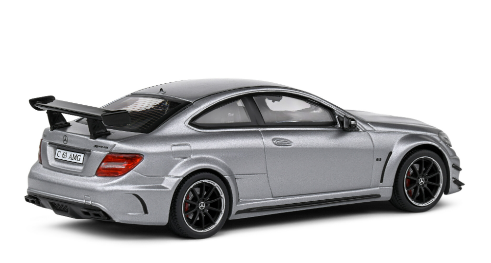 MERCEDES C63 AMG BLACK SERIES MATT GREY SOLIDO 1/43°