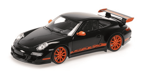 Coche miniatura Porsche 997 GT3 RS 1/43 Minichamps 911 GT3 RS No.91 Essais du Mans 2006