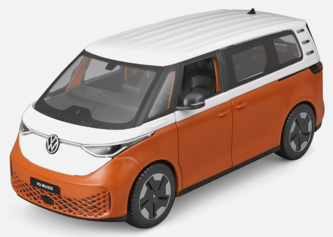 VOLKSWAGEN ID.BUZZ BICOLORE BLANC/ORANGE MAISTO 1/24°