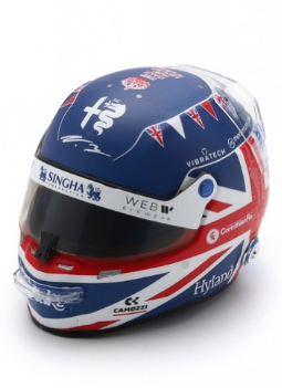 VALTTERI BOTTAS'S HELMET SILVERSTONE GP 2023 SPARK 1/5°