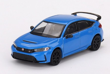 HONDA CIVIC TYPE R 2023 BLEU MINI GT 1/64