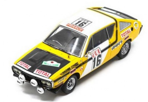 RENAULT 17 N°16 MAROC 1976 SPARK 1/43°