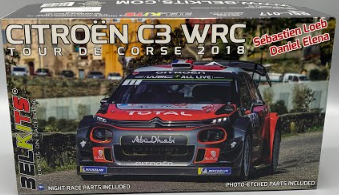 CITROËN C3 WRC TOUR DE CORSE 2018 LOEB/ELENA BELKITS 1/24°