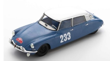 DS19 N°233 2ND MONTE CARLOS RALLY 1963 SAPRK 1/43°