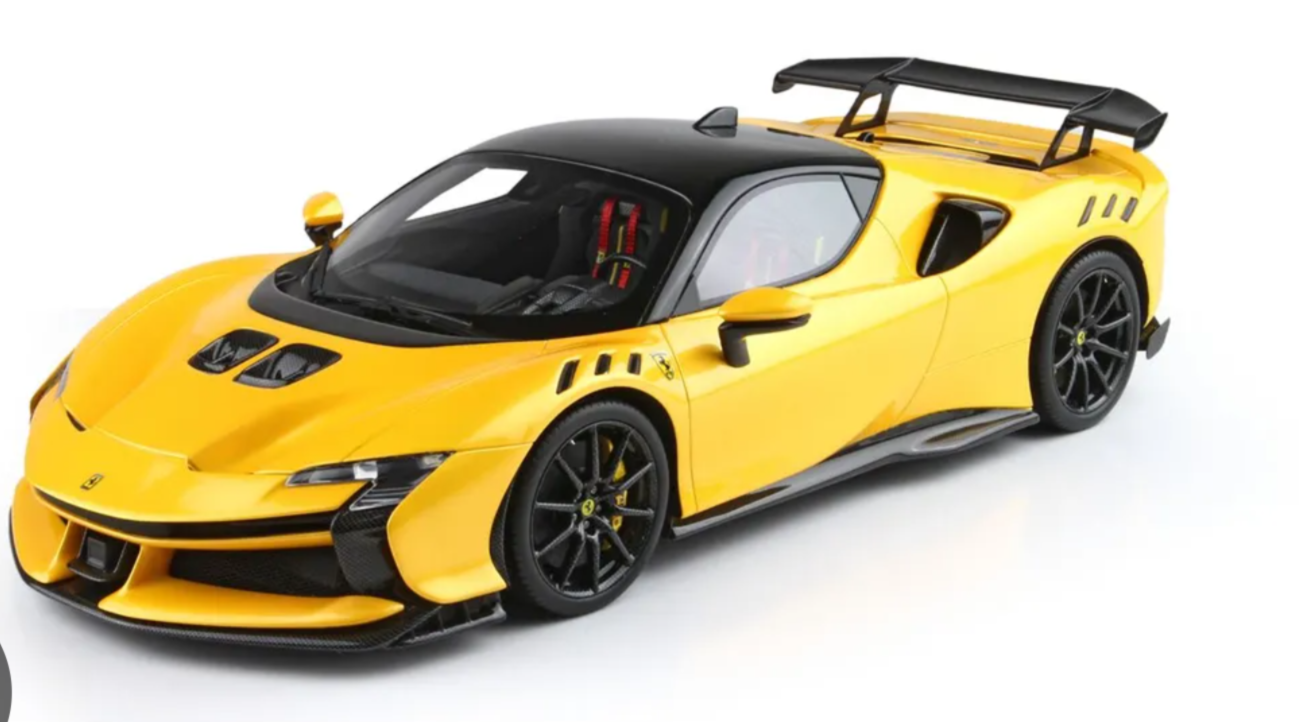 FERRARI SF90 XX STRADALE JAUNE BURAGO 1/18°